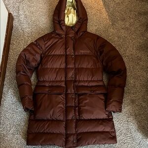 Marmot Strollbridge Parka small chocolate nwot
